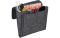 relaxdays Aufbewahrung Betttasche,Anthrazit 5 Fächer, Filz, Traglast 5kg, 26x28x5 cm