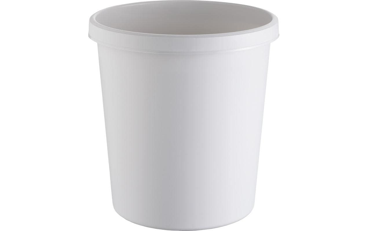 Helit Papierkorb 30 Liter, lichtgrau
