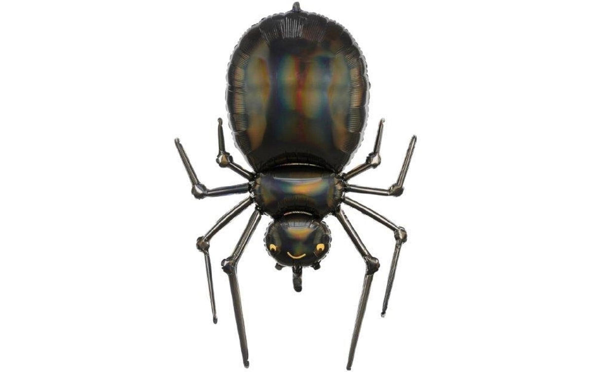 Partydeco Folienballon Spinne 60 x 101 cm, schwarz, 1 Stk.