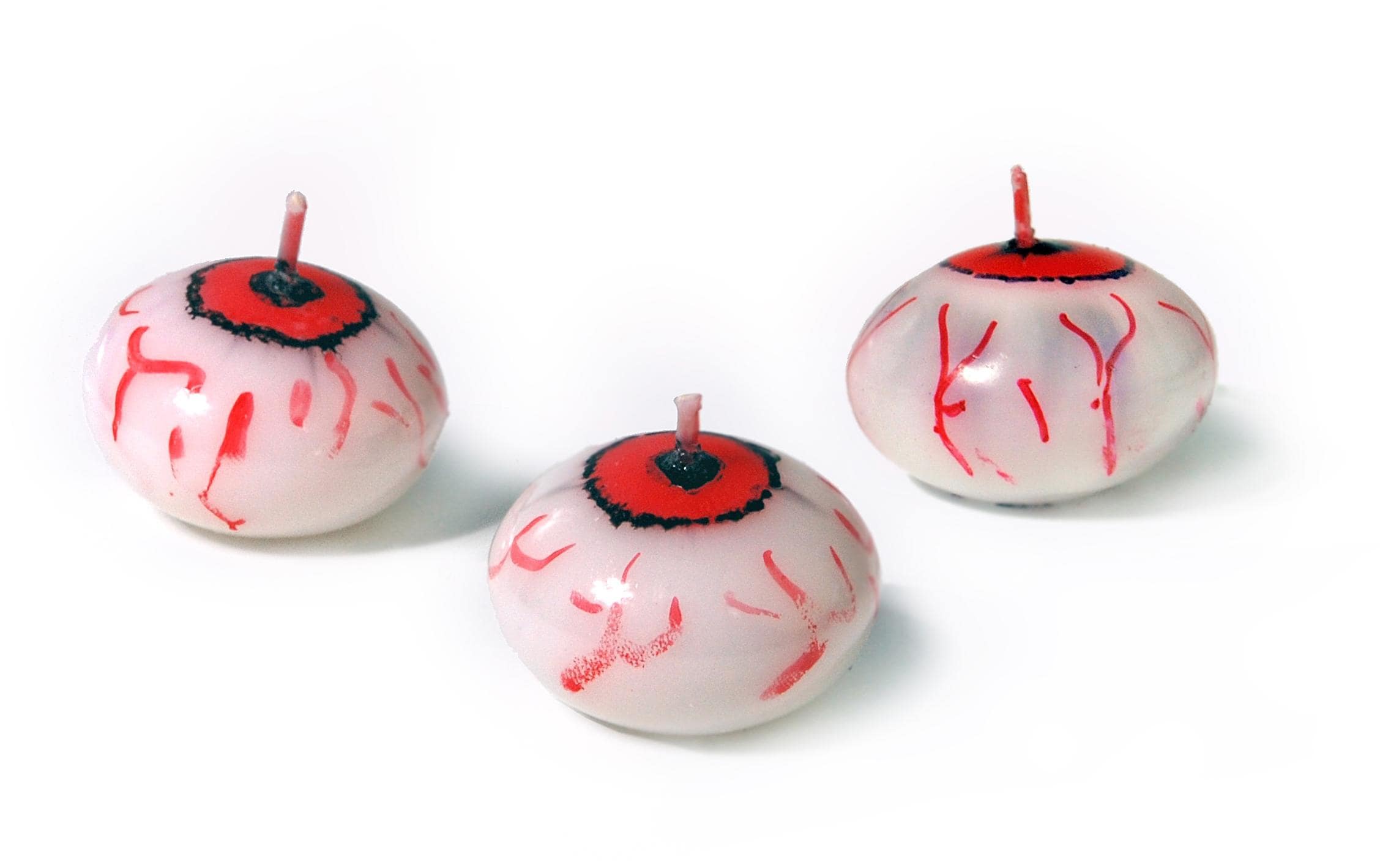 Partydeco Kerze als schwimmendes Auge 4 cm, 25 Kerzen