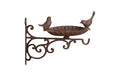 Esschert Design Wandfutterschale Gusseisen L 23,6 x T 28,1 x H 23,4