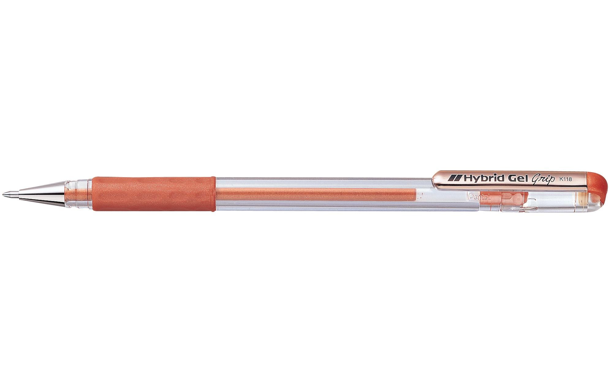Pentel Gel-Roller Hybrid Grip bronze