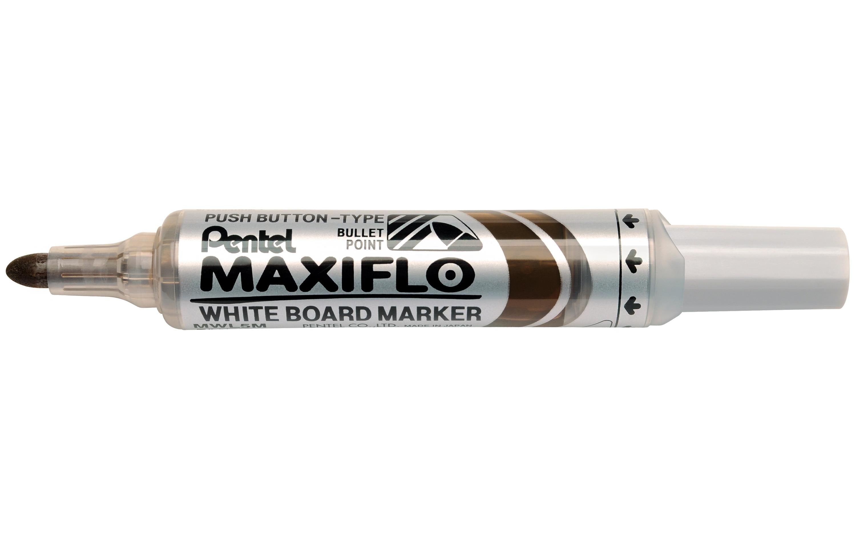 Pentel Whiteboardmarker Maxiflo breit braun, 1 Stk.