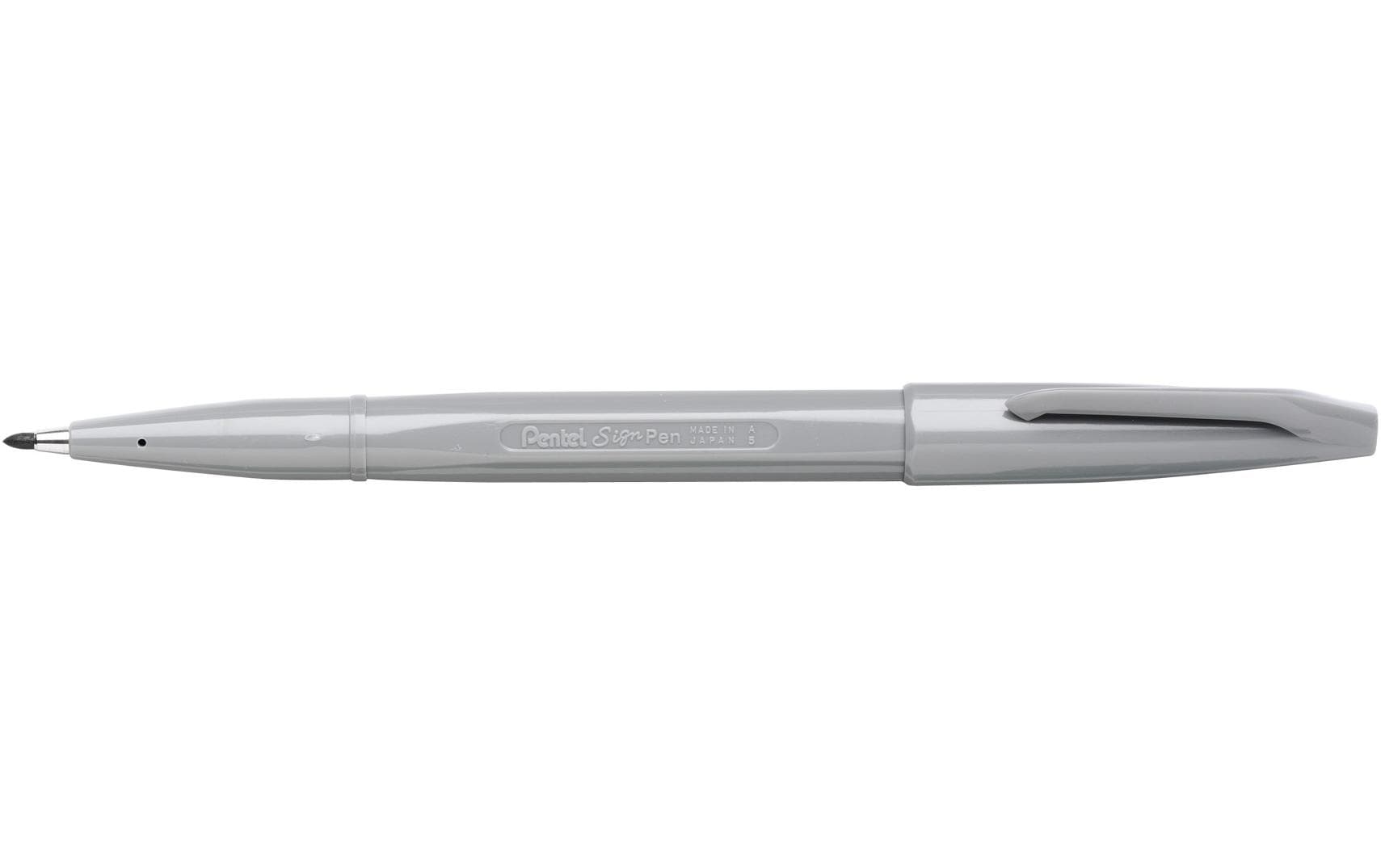 Pentel Faserschreiber Sign-Pen grau