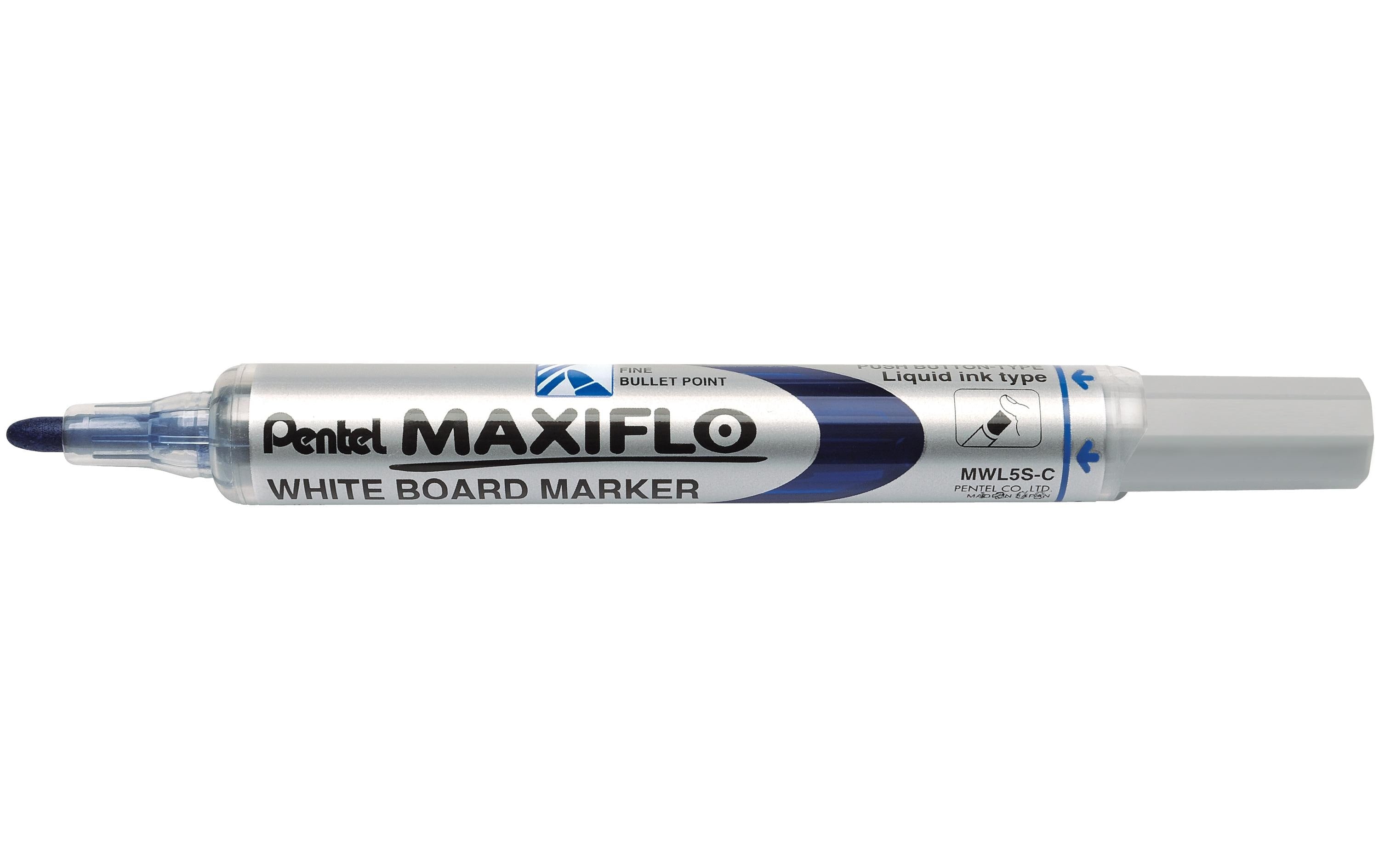 Pentel Whiteboardmarker Maxiflo schmal blau
