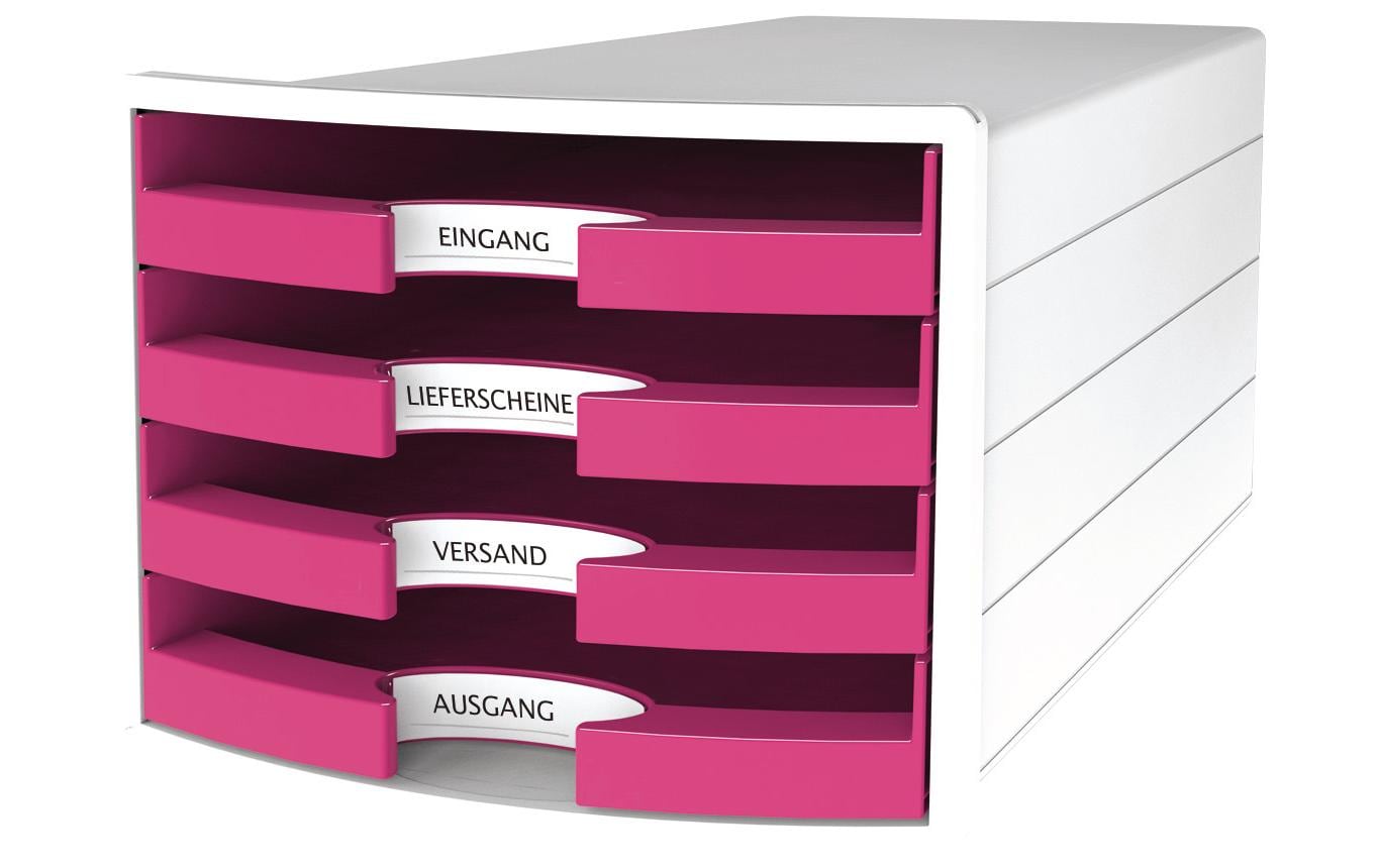 HAN Schubladenbox Impuls pink 4 Schubladen