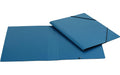 Erola Gummibandmappe Presspan ohne Klappen, blau