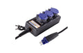 Steffen Steckdosenleiste Professional 3xT23 schwarz-blau, IP55, 3x2.5mm, 3m Kabel