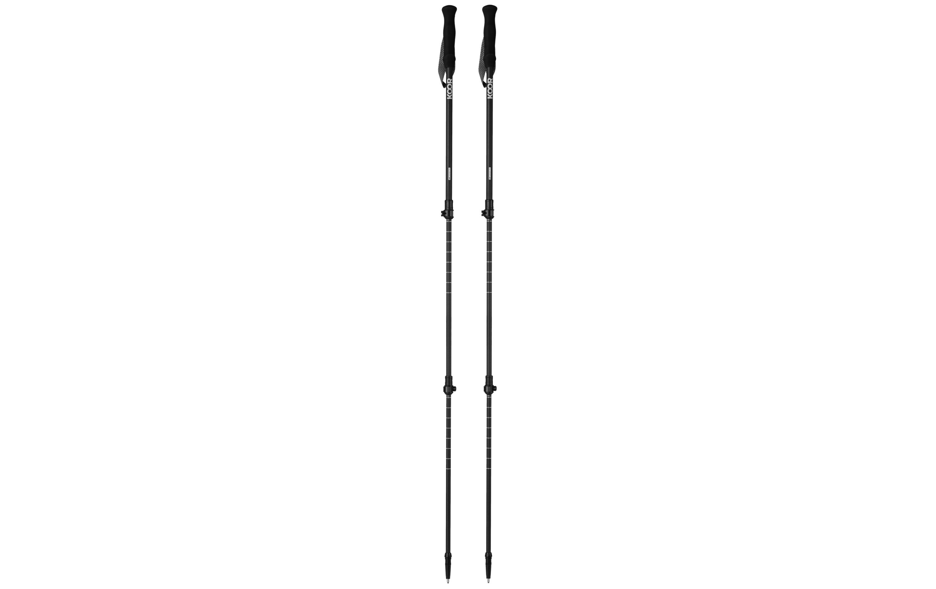 KOOR Wanderstock Carbon lite 140cm 190g, Flip Lock