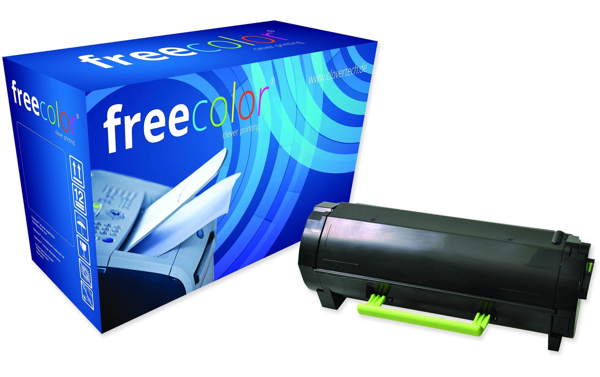 Free Color Toner 50F2U00 schwarz, 20000 Seiten
