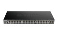 D-Link DGS-1250-52X/E: 52Port Switch 48x 10/100/1000Base-T, 4x 10-Gigabit (SFP+)