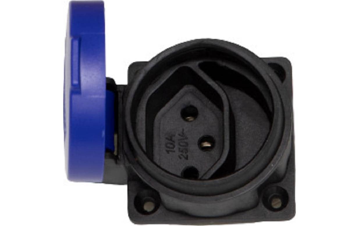Brennenstuhl Einbaudose T13 IP55, 250V/10A, Deckel blau, Typ S0719