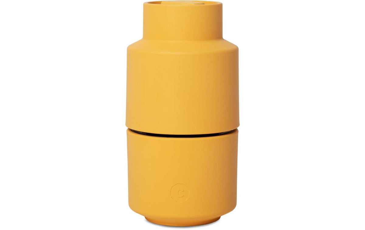 CrushGrind Gewürzmühle Billund Masala Gelb, H 11.6cm, Biokomposit SPB30
