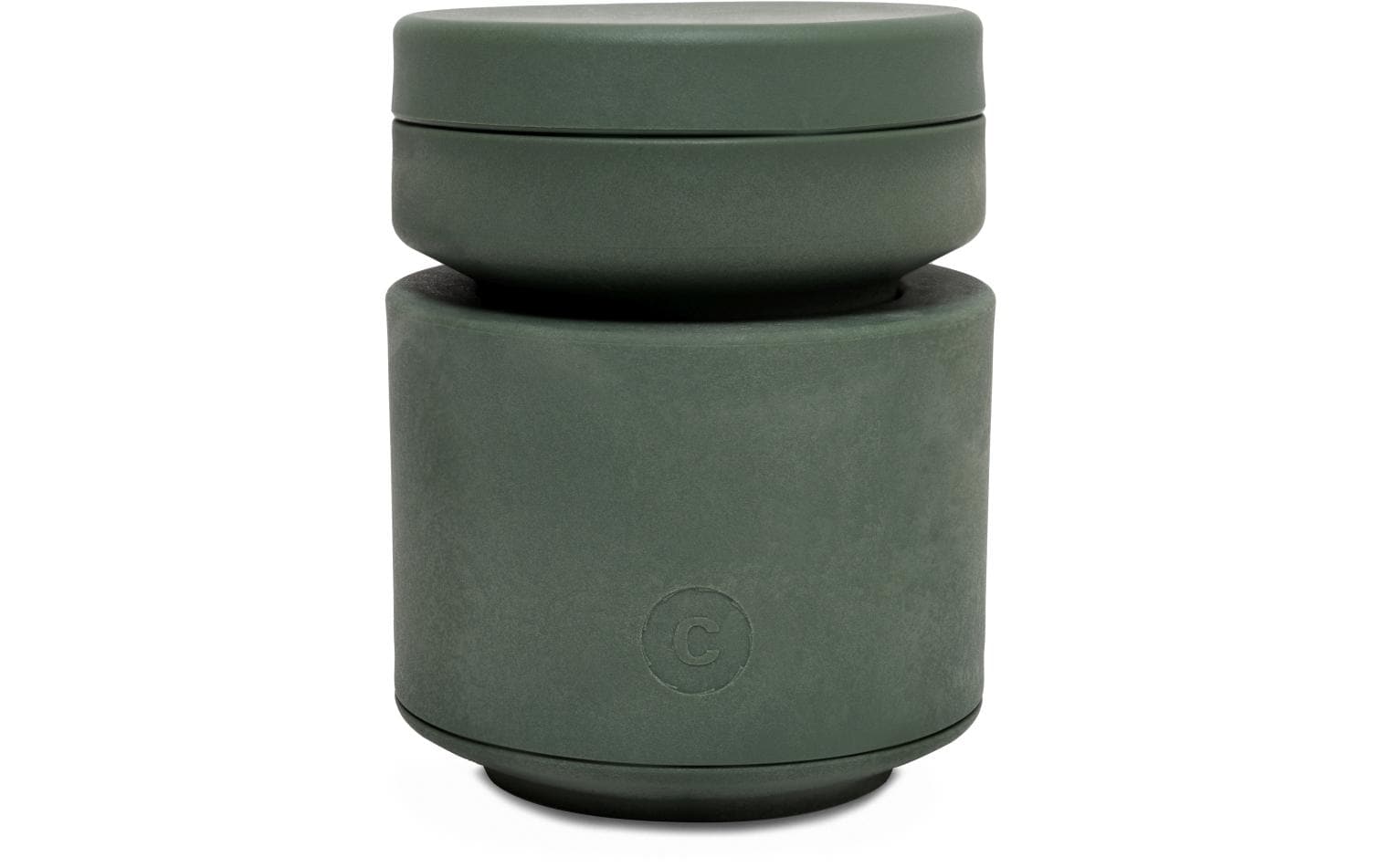 Crushgrind Muskatnuss Mühle Billund Green Dunkelgrün, H 7.6cm, Biokomposit SPB30