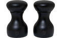 CrushGrind Gewürzmühle Lyon Black 2er Set Set, Schwarz, H 9.6cm, Birche FSC