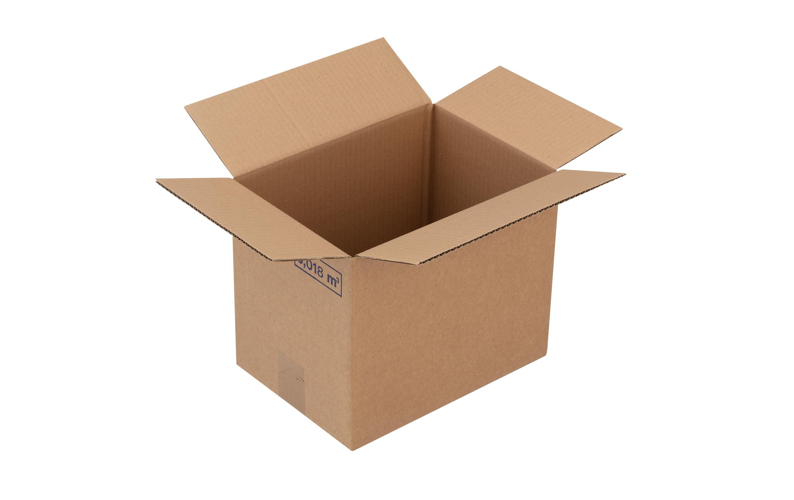 Brieger Standardbox 1-wellig braun, 165x165x140mm