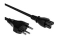 F.power Netzkabel C5-T12 1.8m sw 230V, H05VV-F 3G0.75, schwarz (0/50)