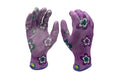 FTM Gartenhandschuhe Grösse 9/L, lila, Blumenmuster