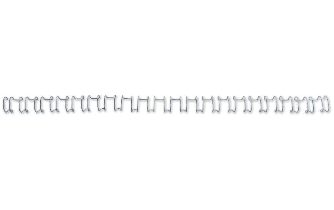 GBC Draht-Binderücken WireBind 21, 100 Stk 12 mm Ø, 95 Blatt, silber