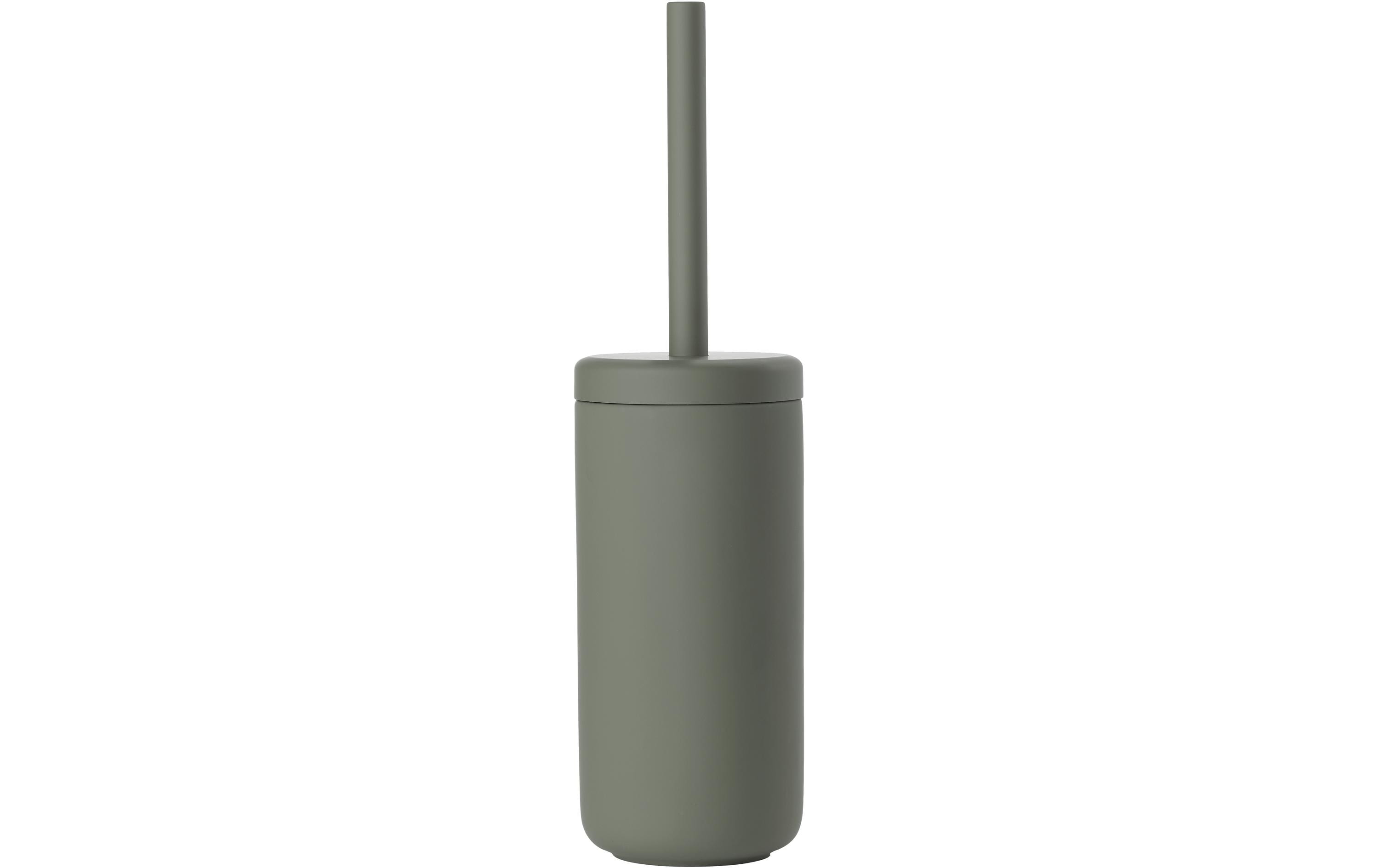 Zone Toilettenbürste UME olivgrün H:38.7cm D:10cm, Steingut