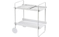 Zone Bartrolley A-Collection Soft Grey Grau, 60.6x40.5x66.4cm, Metall/Eisen