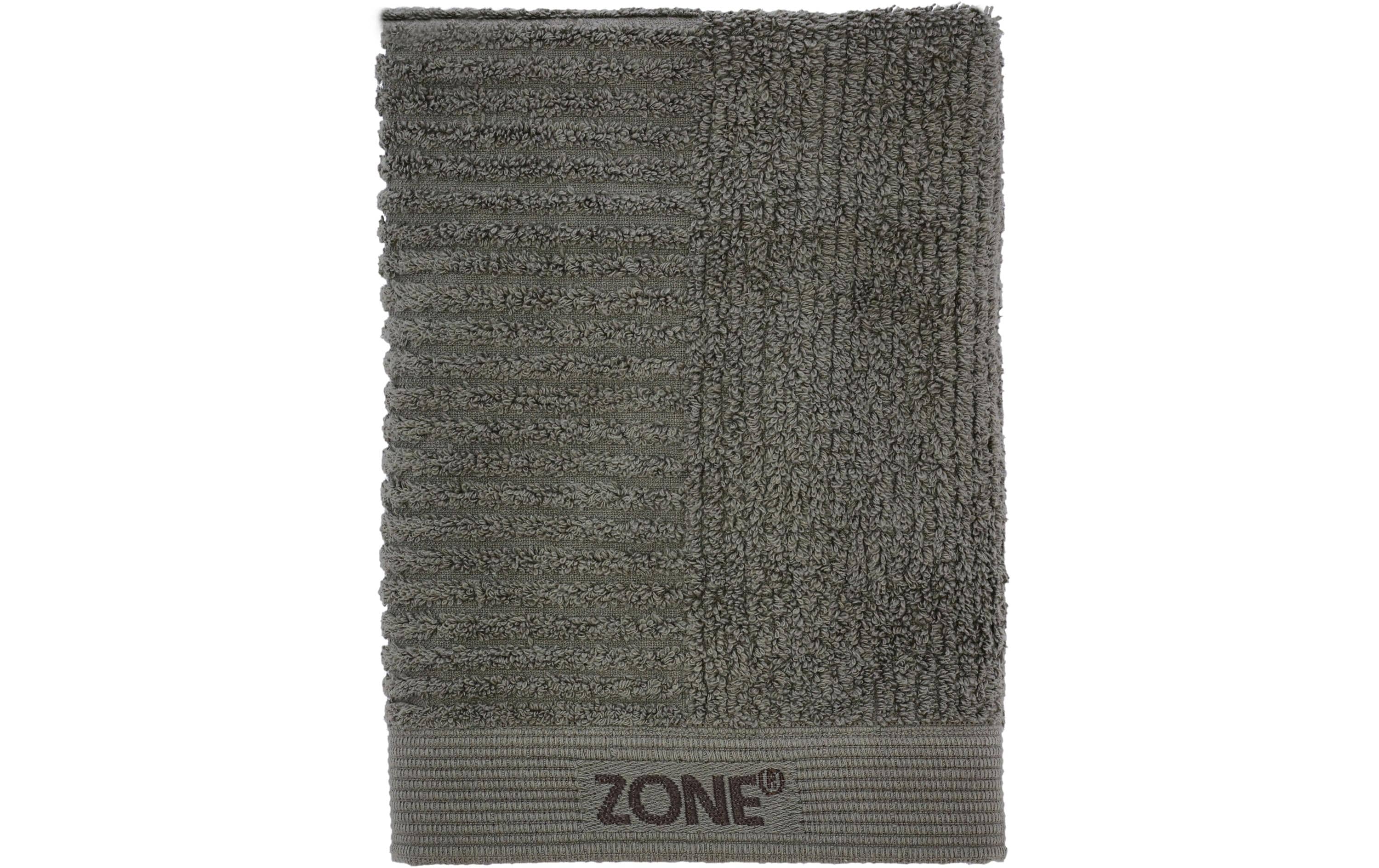 Zone Handtuch Classic Olivgrün 100% Baumwolle 600g, 50x70cm