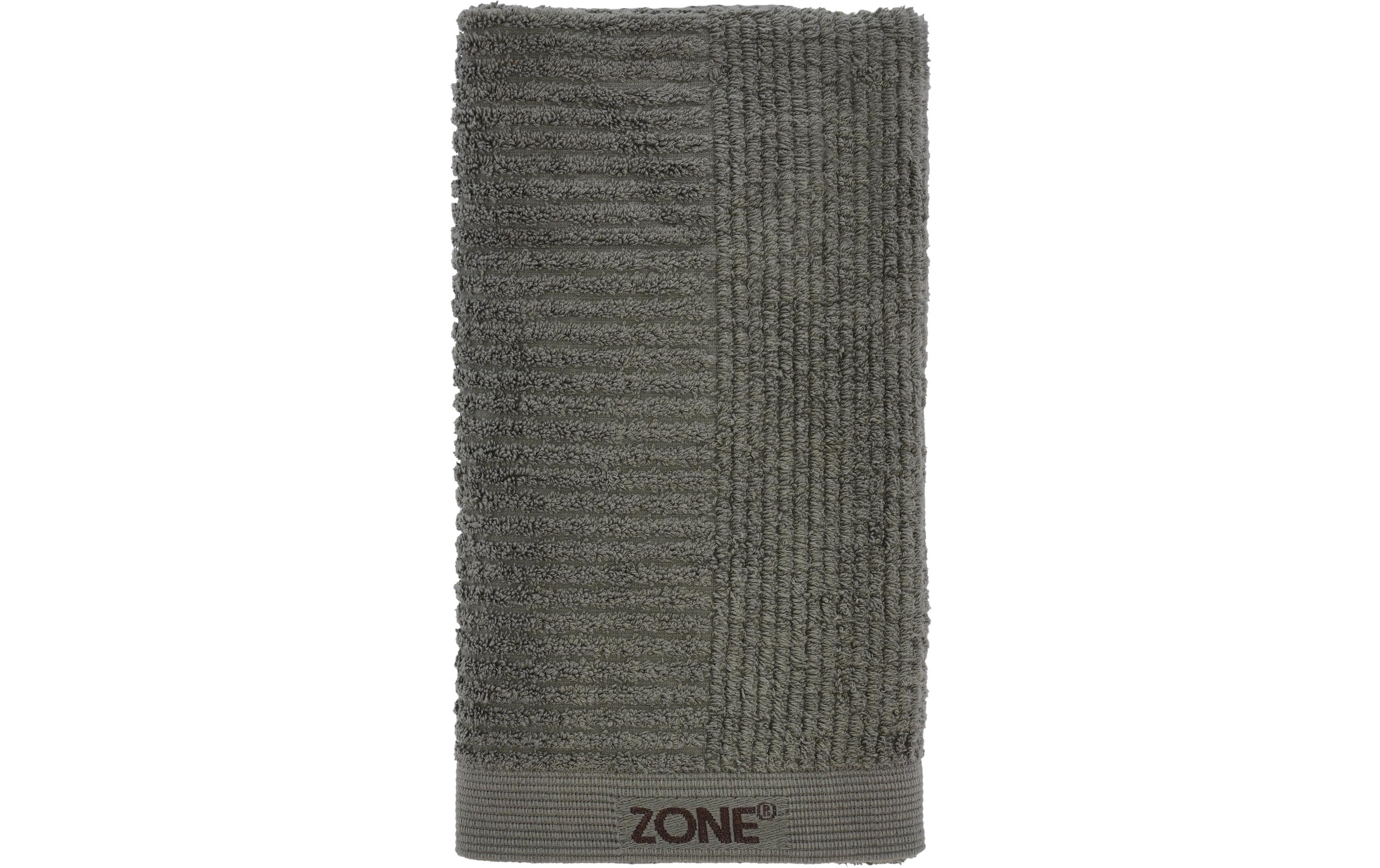 Zone Handtuch Classic Olivgrün 100% Baumwolle 600g, 100x50cm