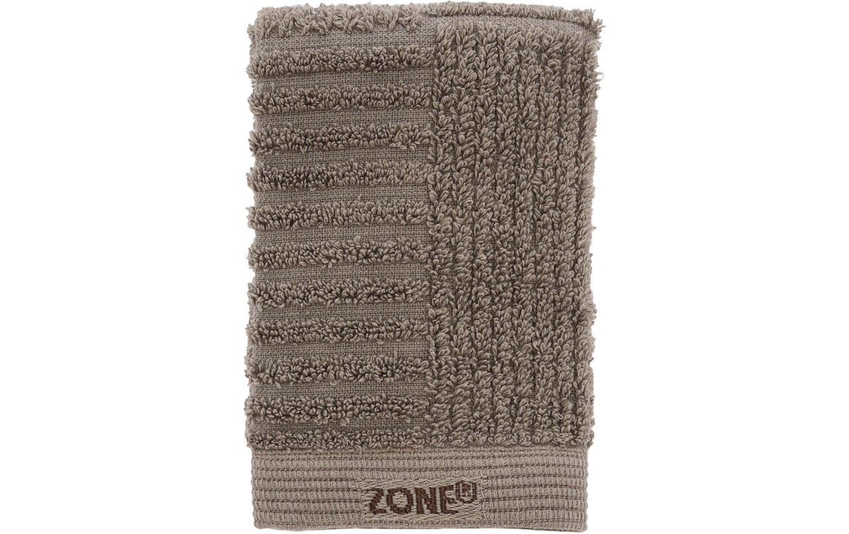 Zone Denmark Waschlappen Classic 30 x 30 cm, Taupe