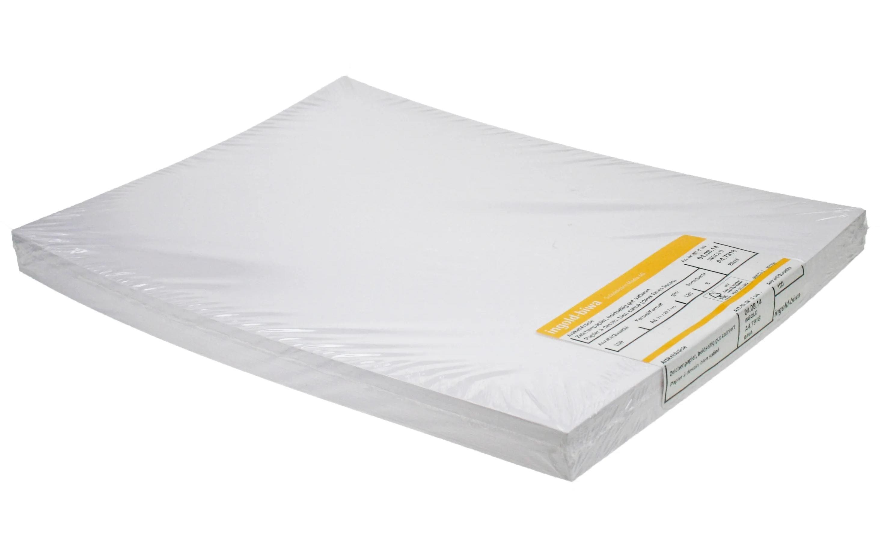 Ingold Zeichenpapier blanko A4, 180 g/m2 100 Blatt