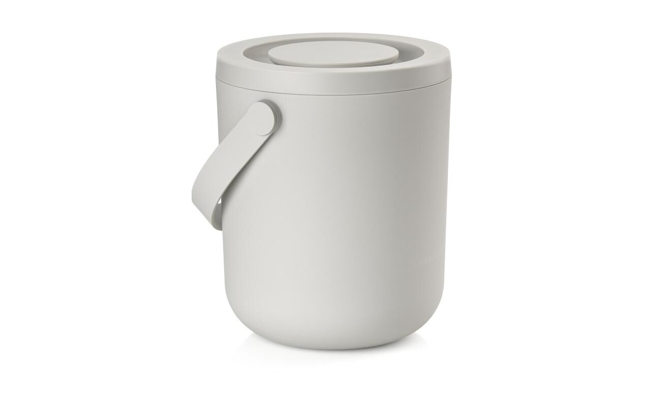 Zone Komposteimer Circular 3l Warm Grey Grau, 16x19.5cm, ABS