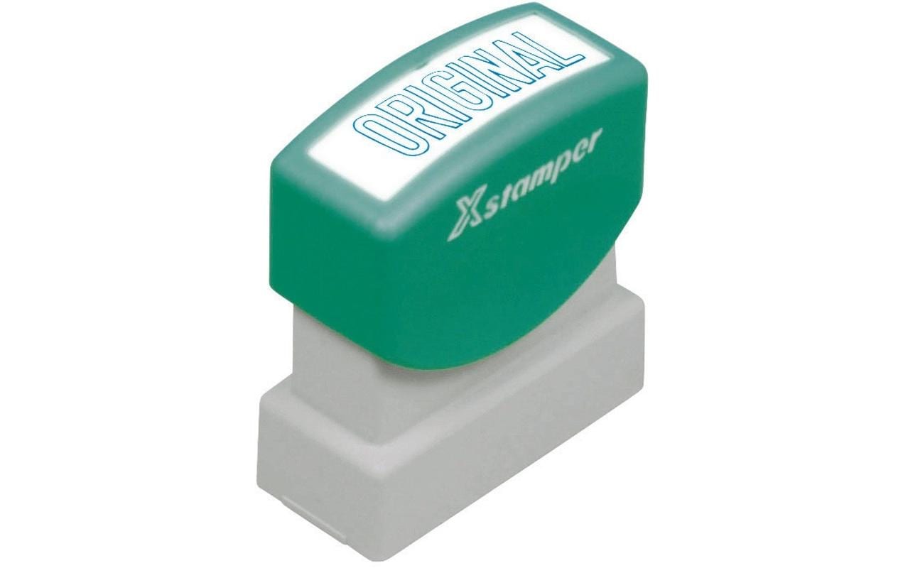 X-Stamper Textstempel ORIGINAL, blau