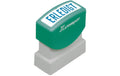 X-Stamper Textstempel ERLEDIGT, blau