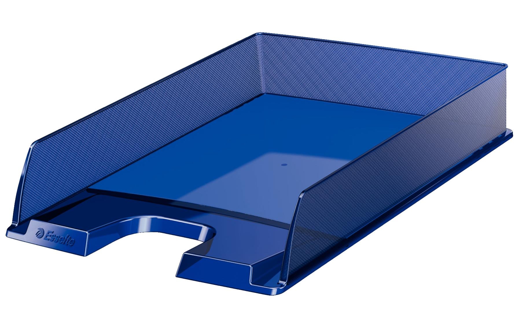 Esselte Briefkorb Europost transparent dunkelblau-transparent