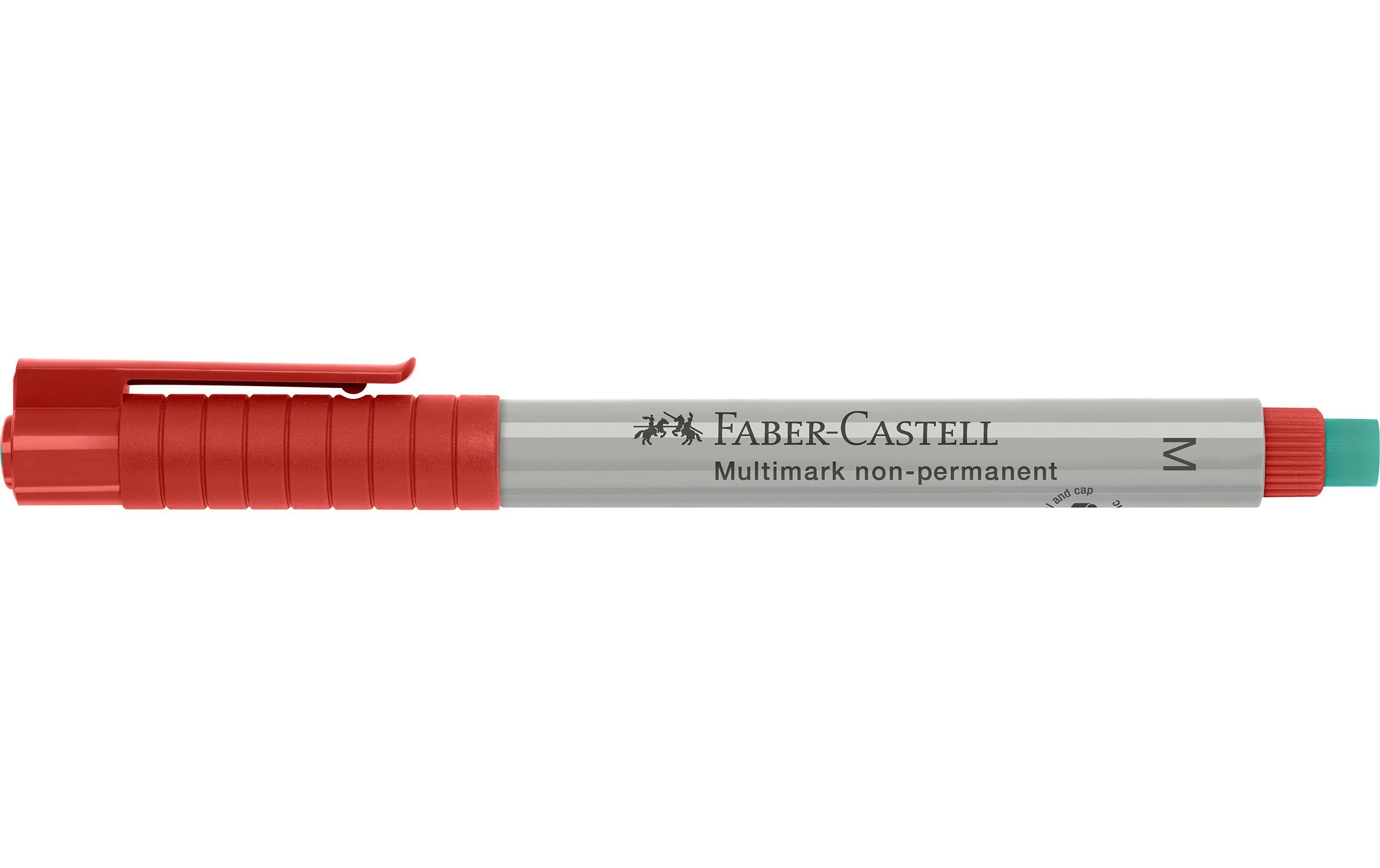 Faber-Castell Multimark non perm. Marker rot, 10 Stk
