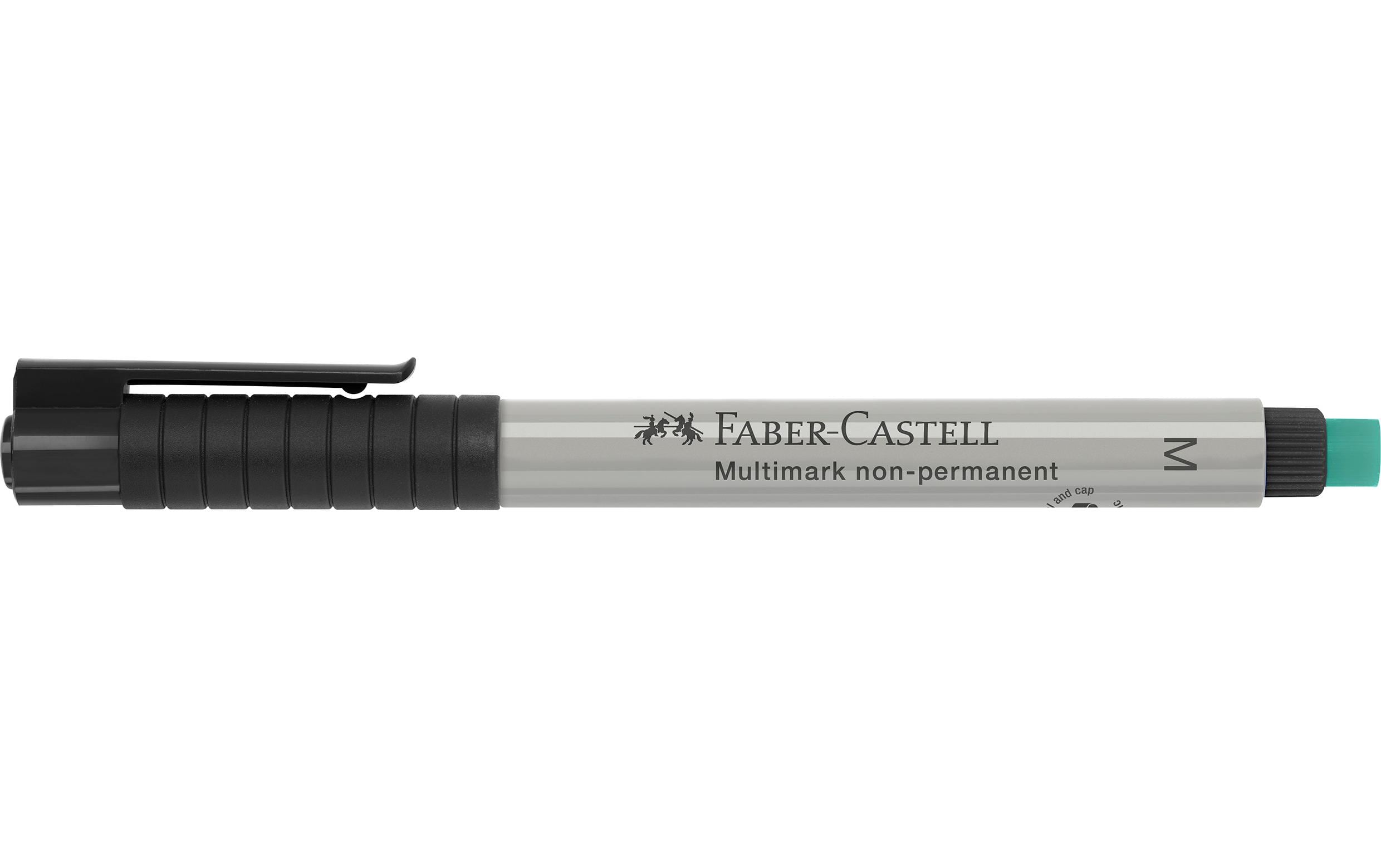 Faber-Castell Multimark non perm. Marker schwarz, 10 Stk