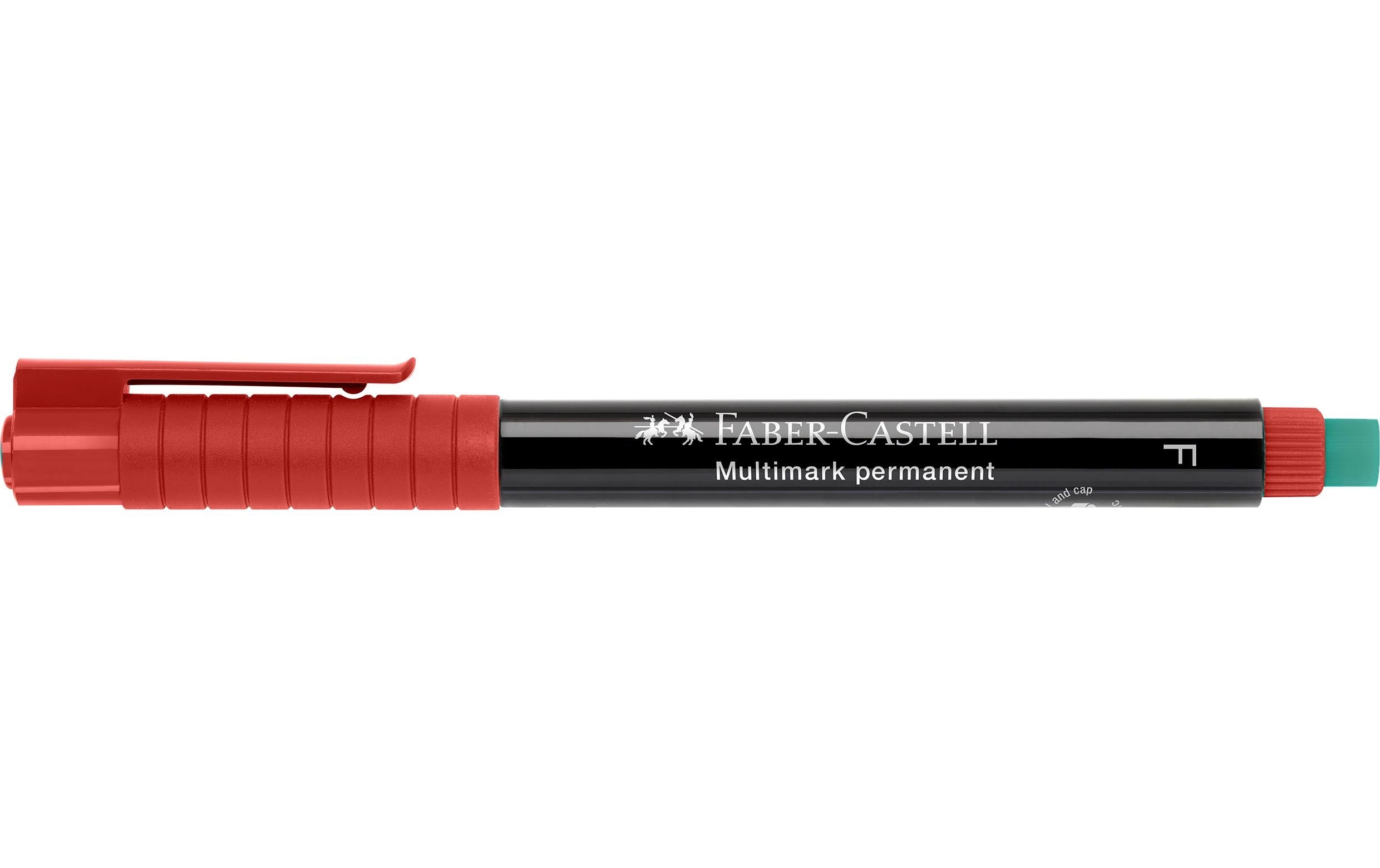 Faber-Castell Multimark Permanent Marker F rot
