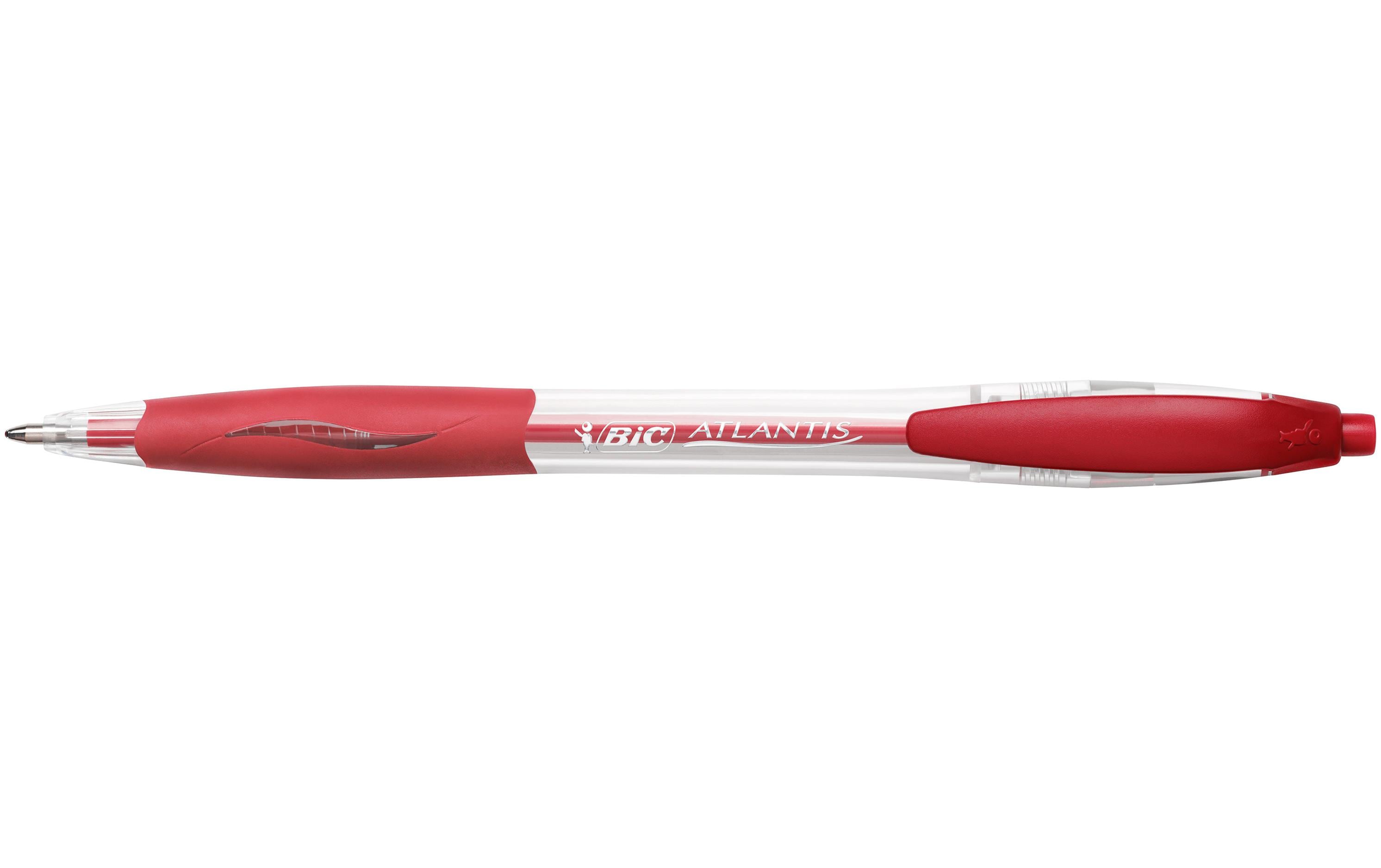 Bic Kugelschreiber Atlantis rot, 12 Stk.