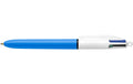 Bic 4-Farben-Kugelschreiber Classic weiss / blau, 1 Stk.
