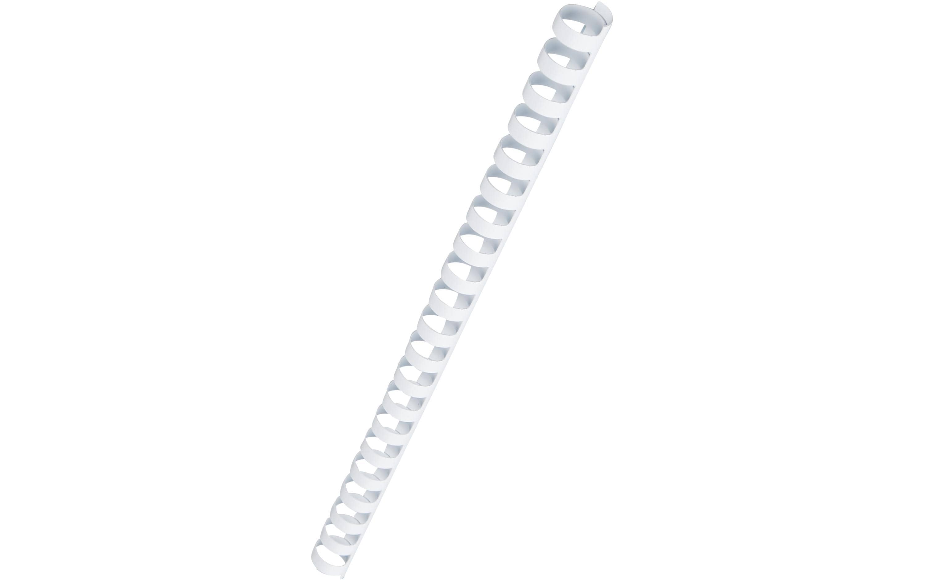 GBC Plastikbinderücken, 100 Stk 16 mm Ø, 145 Blatt, weiss