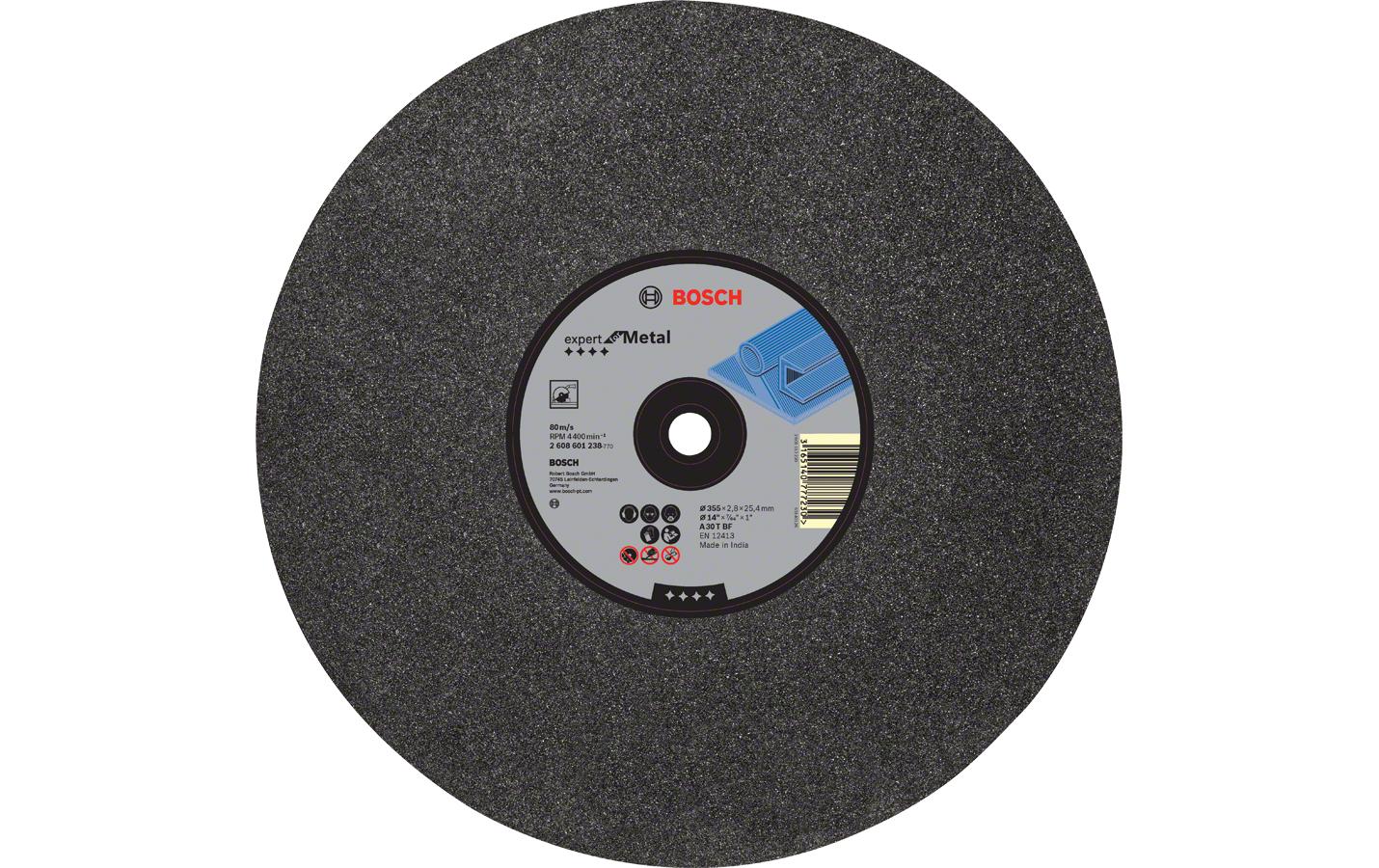 Bosch Professional Trennscheibe gerade Expert for Metal, 355 mm, 2,8 mm