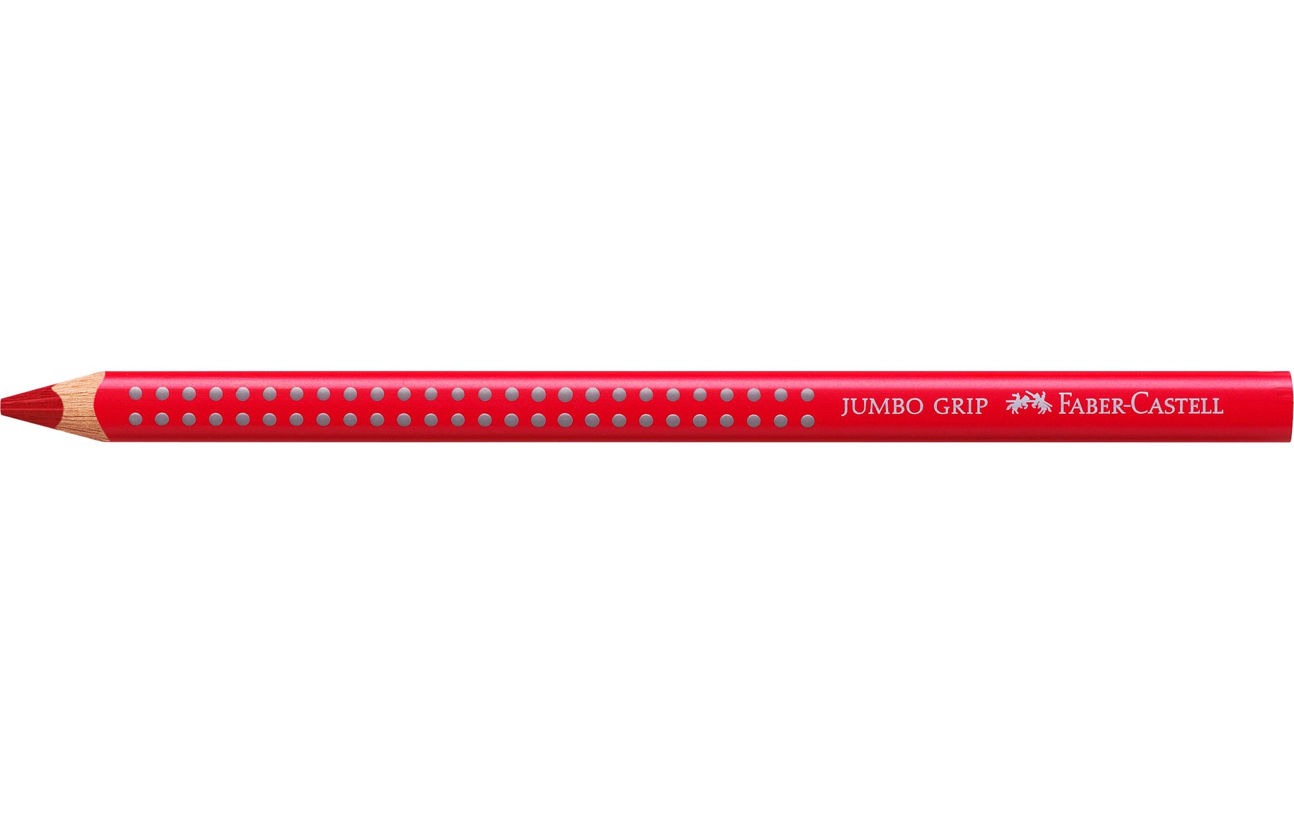 Faber-Castell Farbstift Jumbo Grip permanent karmin
