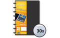 Adoc Sichtbuch Bind-Ex Standard A5, 30 Taschen, schwarz