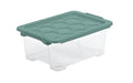 Rotho Box 11 l EVO SAFE Transparent / Mistletoe green