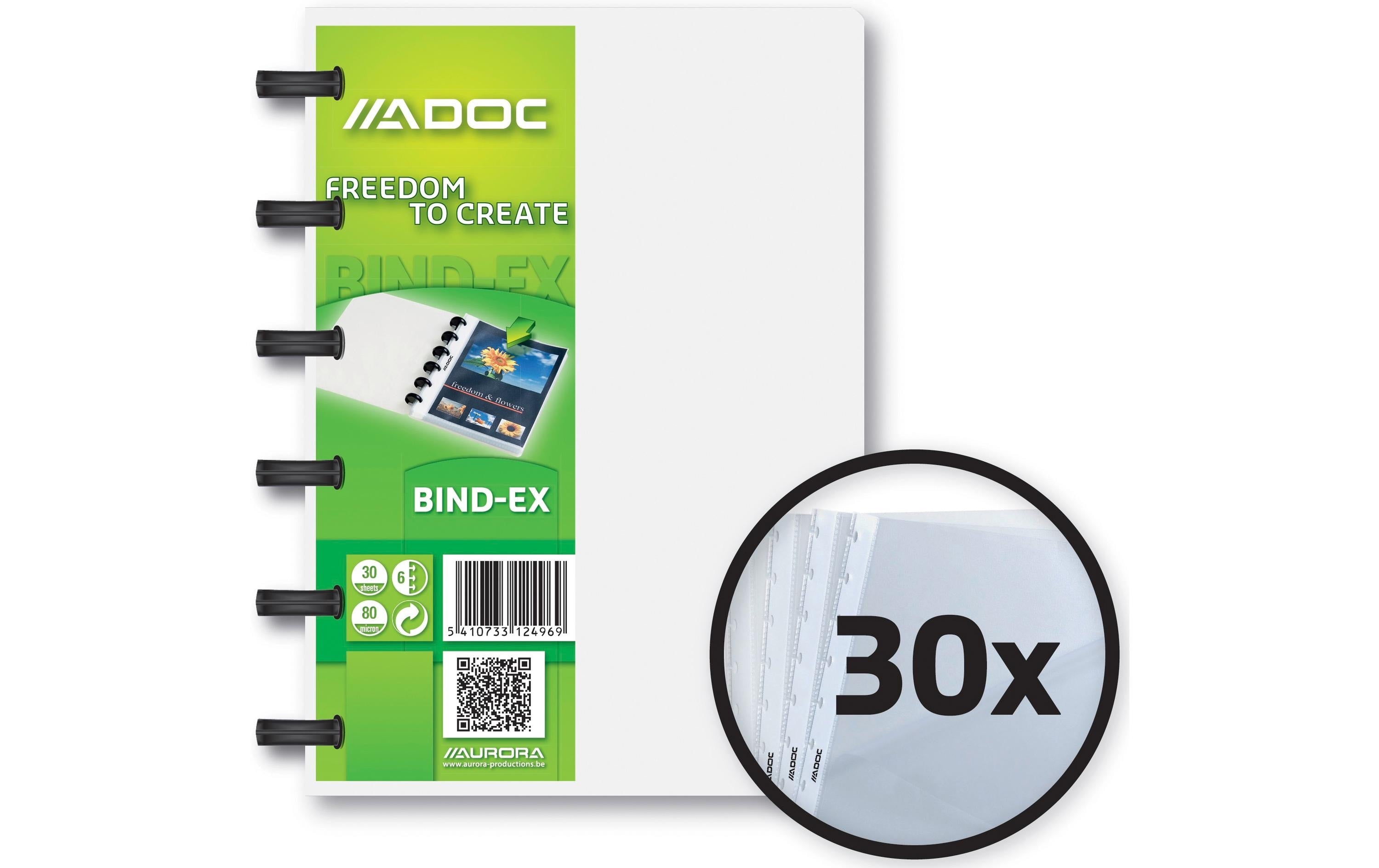 Adoc Sichtbuch A6, transparent