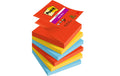 Post-it Haftnotizen Z-Notes Super Sticky 6 Stück, 76x76mm