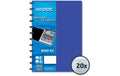 Adoc Sichtbuch Bind-Ex Standard A4, 20 Taschen, blau