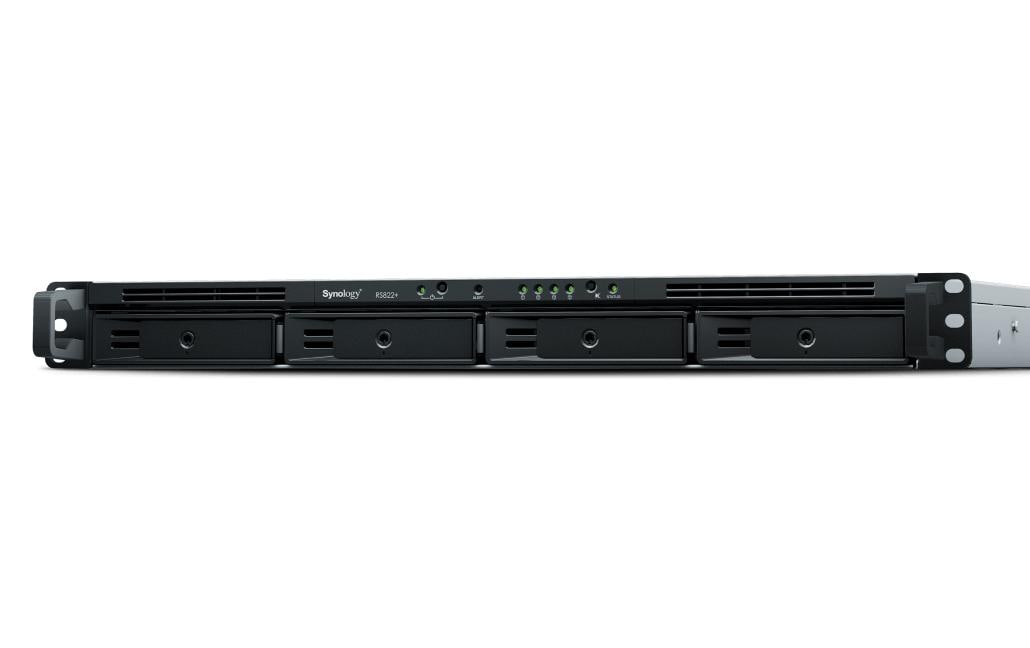 Synology RS822+, 4-bay NAS Intel Atom Quad-Core 2.1 GHz, 2GB RAM