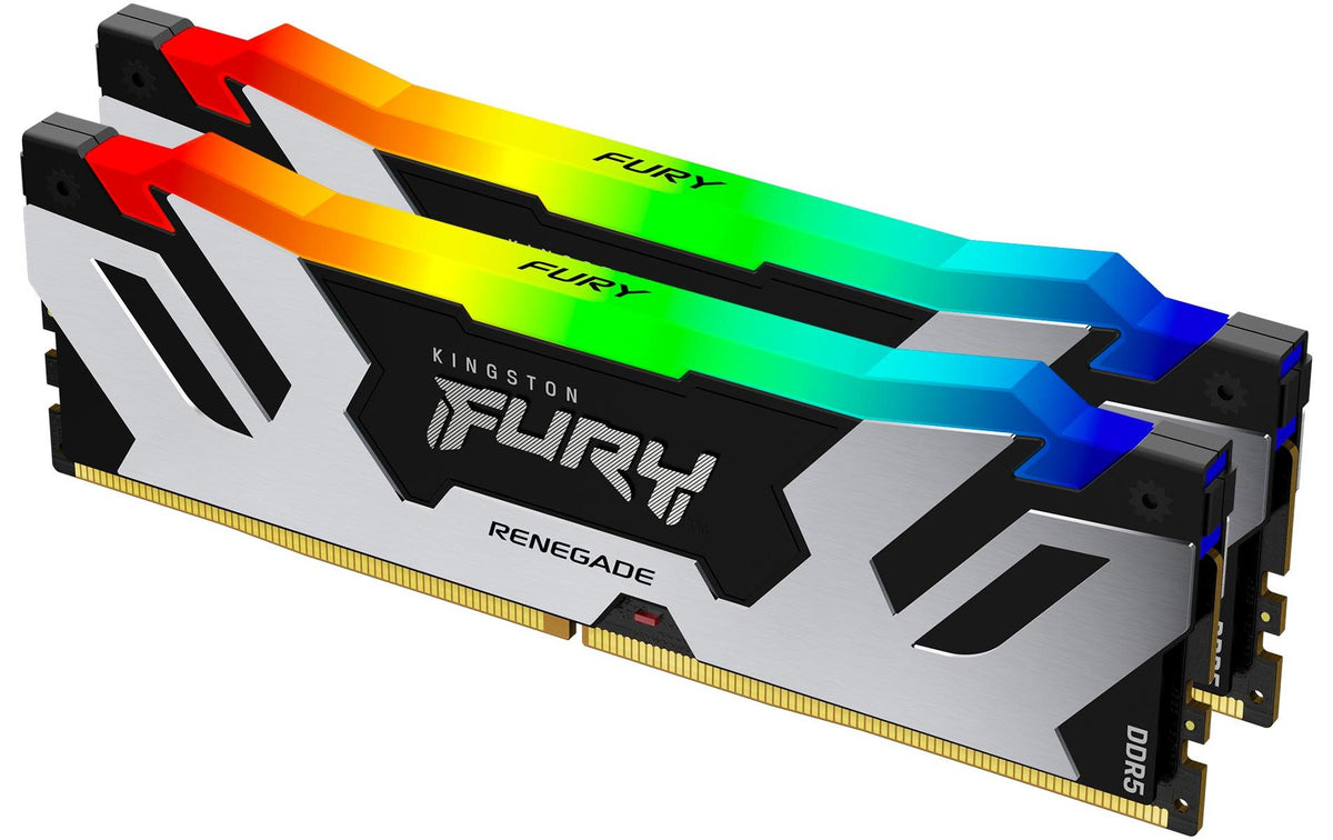 FURY Renegade RGB DDR5 96GB 2-Kit 6400MT/s 2x 48GB, CL32, 1.4V, 288Pin