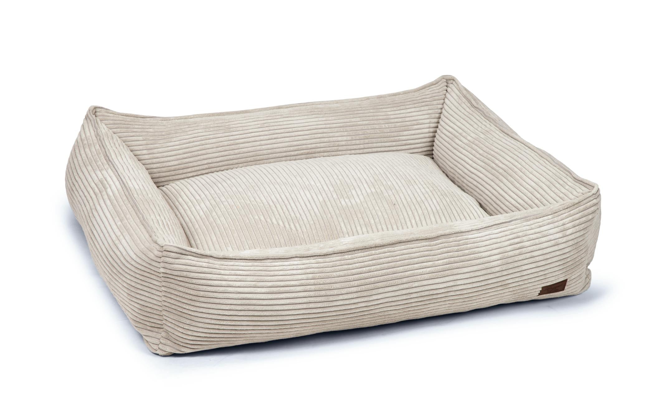 Designed by Lotte Liegebett Ribbed Hellgrau 95x80x23cm
