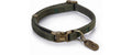 Designed by Lotte Katzenhalsband Velura Grün, 20-30x10mm